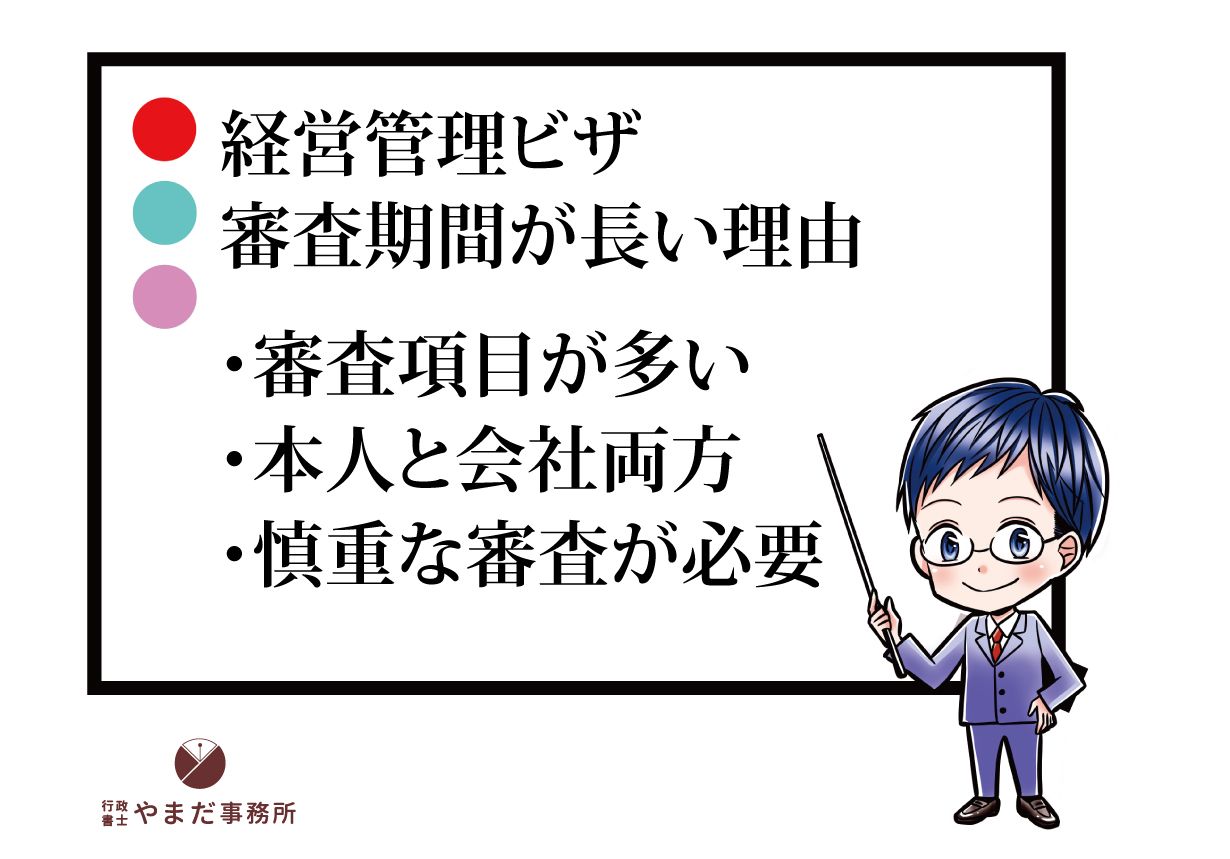 経営管理ビザ審査が長期化する理由